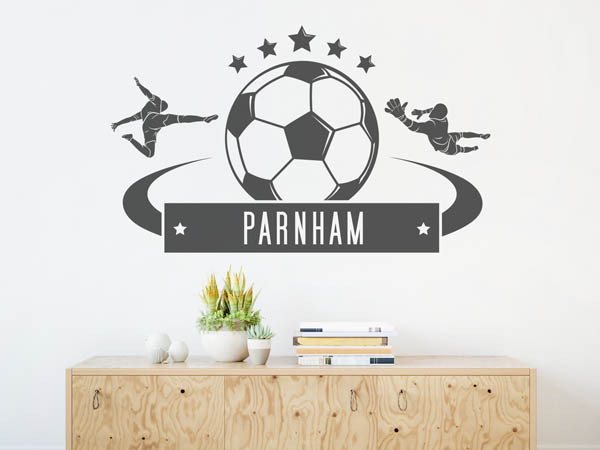 Wandtattoo Parnham Fußball