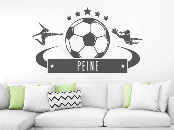 Wandtattoo Peine Fußball