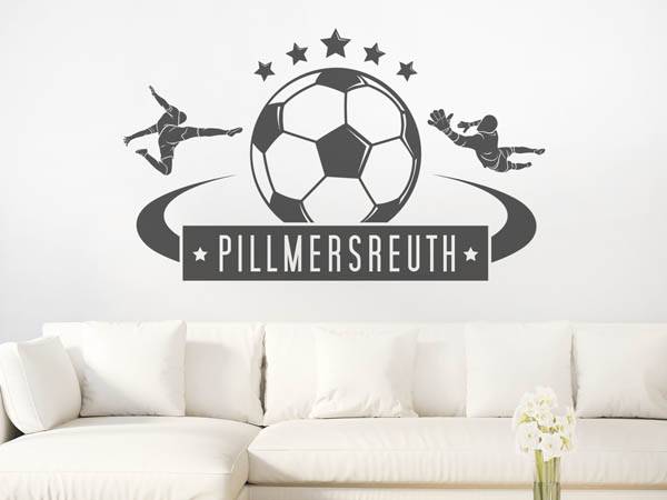 Wandtattoo Pillmersreuth Fußball