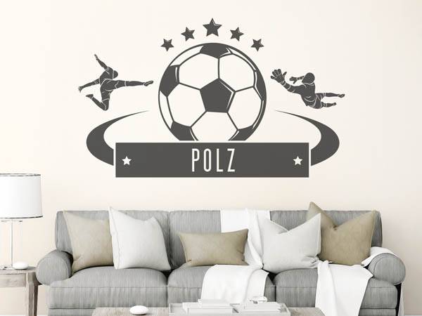 Wandtattoo Polz Fußball