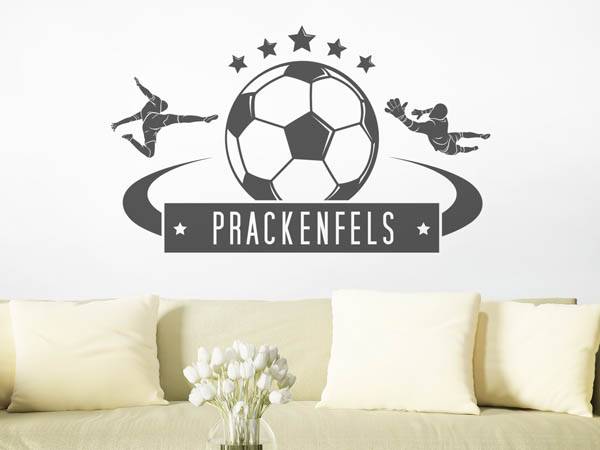 Wandtattoo Prackenfels Fußball