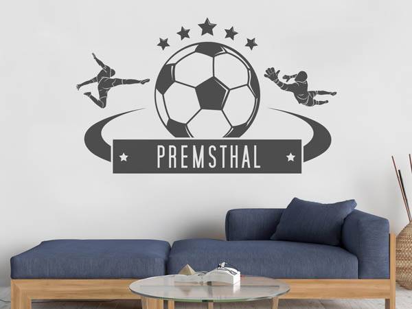 Wandtattoo Premsthal Fußball