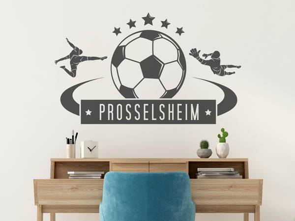 Wandtattoo Prosselsheim Fußball