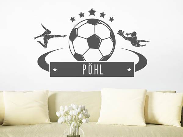 Wandtattoo Pöhl Fußball
