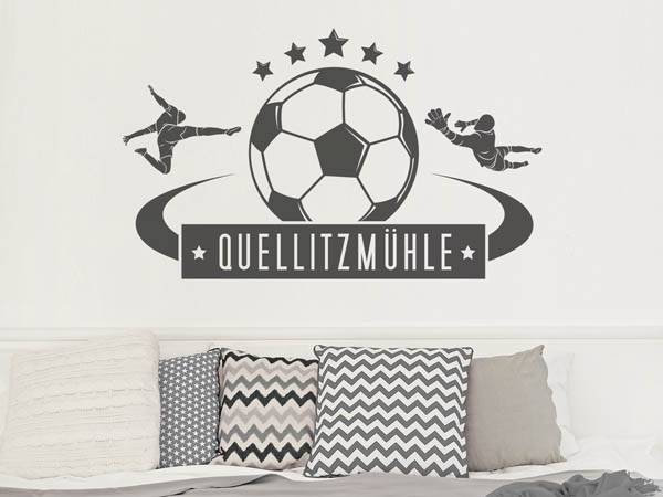 Wandtattoo Quellitzmühle Fußball