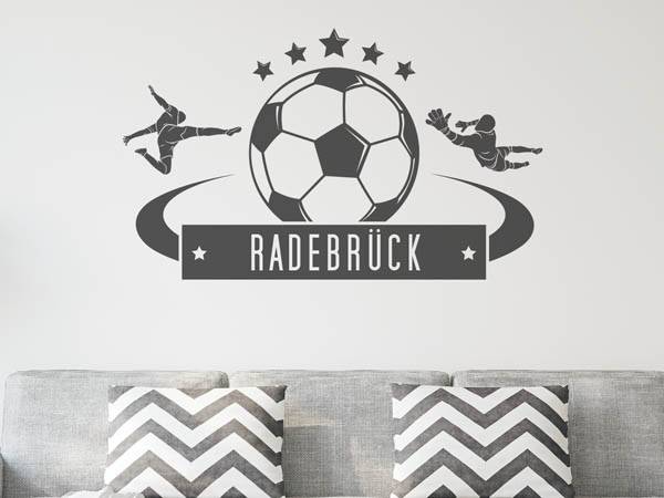 Wandtattoo Radebrück Fußball