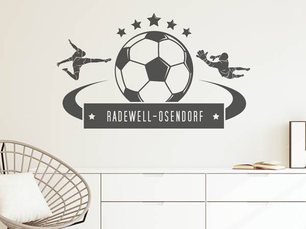 Wandtattoo Radewell-Osendorf Fußball