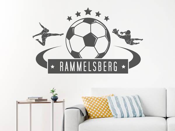 Wandtattoo Rammelsberg Fußball
