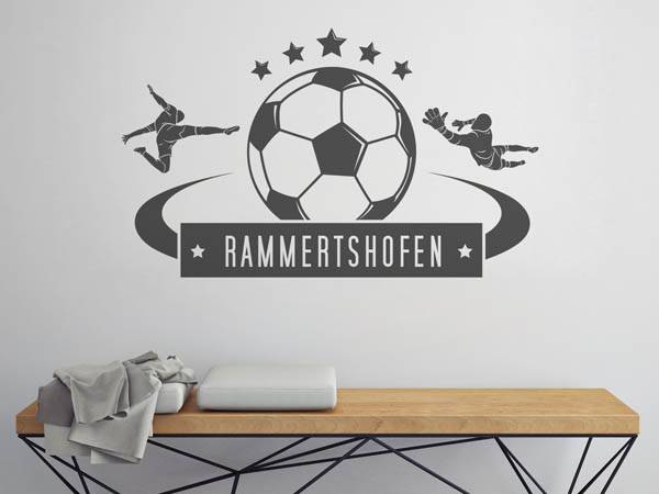 Wandtattoo Rammertshofen Fußball