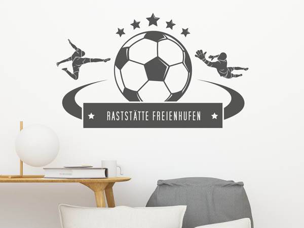 Wandtattoo Raststätte Freienhufen Fußball
