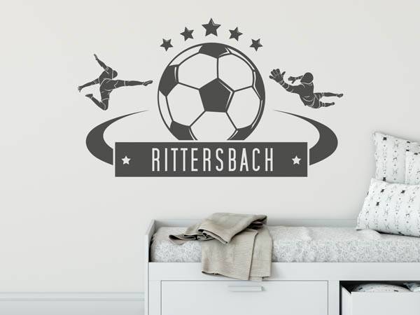 Wandtattoo Rittersbach Fußball