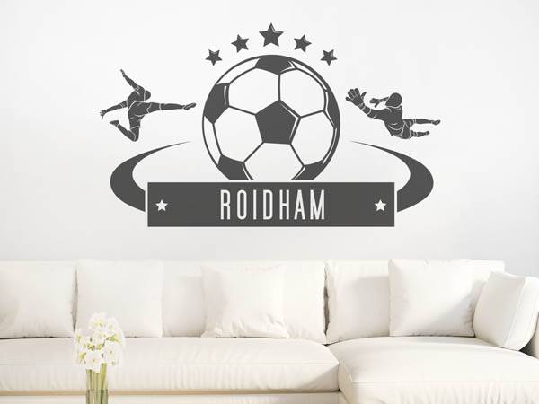 Wandtattoo Roidham Fußball
