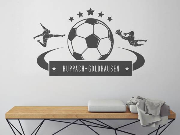 Wandtattoo Ruppach-Goldhausen Fußball