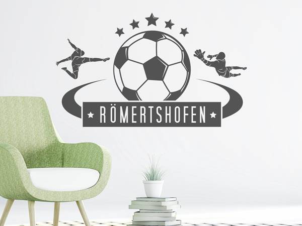 Wandtattoo Römertshofen Fußball