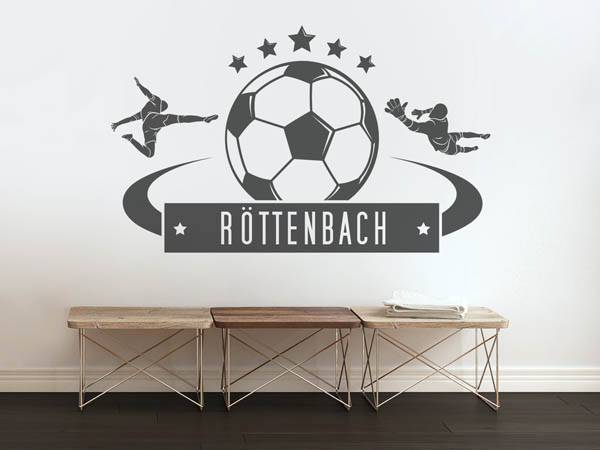 Wandtattoo Röttenbach Fußball