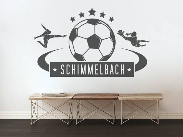 Wandtattoo Schimmelbach Fußball