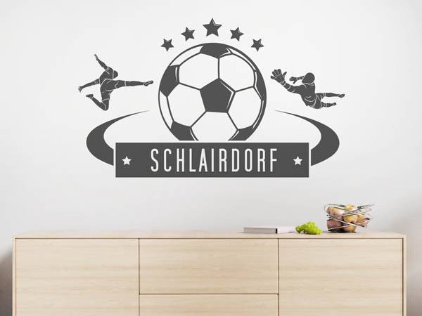 Wandtattoo Schlairdorf Fußball