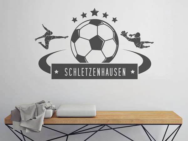 Wandtattoo Schletzenhausen Fußball