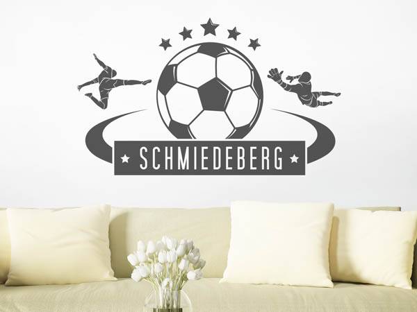 Wandtattoo Schmiedeberg Fußball