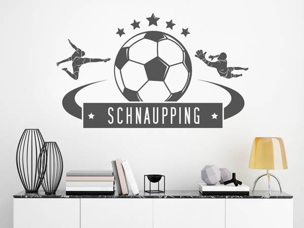 Wandtattoo Schnaupping Fußball
