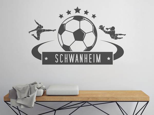 Wandtattoo Schwanheim Fußball