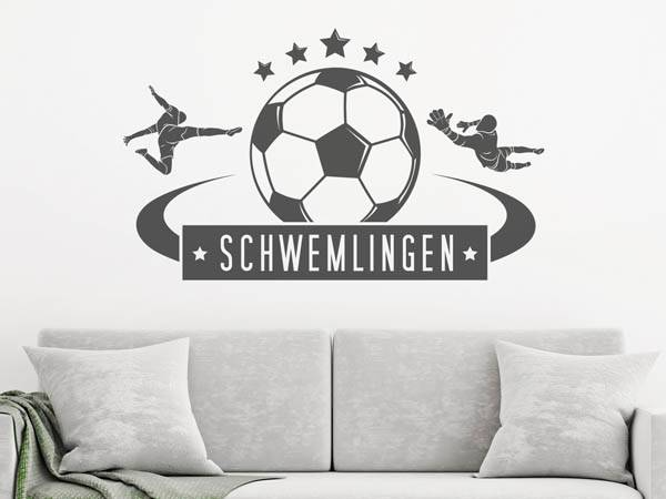 Wandtattoo Schwemlingen Fußball