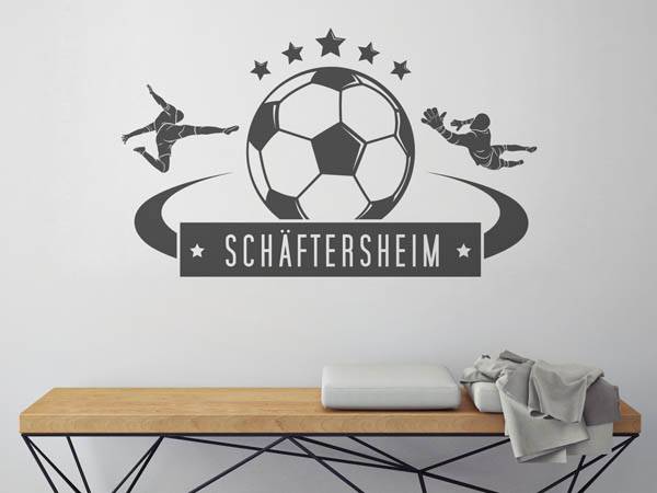 Wandtattoo Schäftersheim Fußball