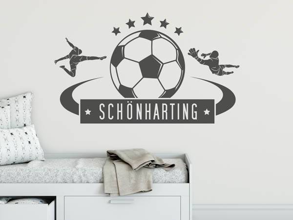 Wandtattoo Schönharting Fußball