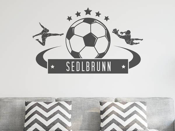 Wandtattoo Sedlbrunn Fußball