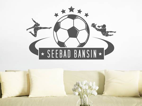 Wandtattoo Seebad Bansin Fußball