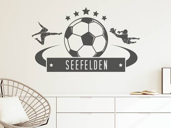 Wandtattoo Seefelden Fußball