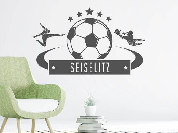 Wandtattoo Seiselitz Fußball
