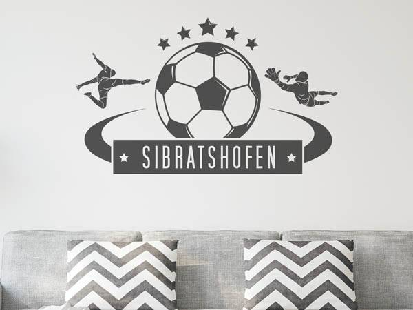 Wandtattoo Sibratshofen Fußball