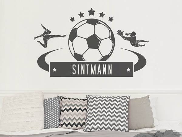 Wandtattoo Sintmann Fußball