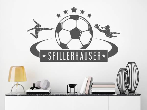 Wandtattoo Spillerhäuser Fußball