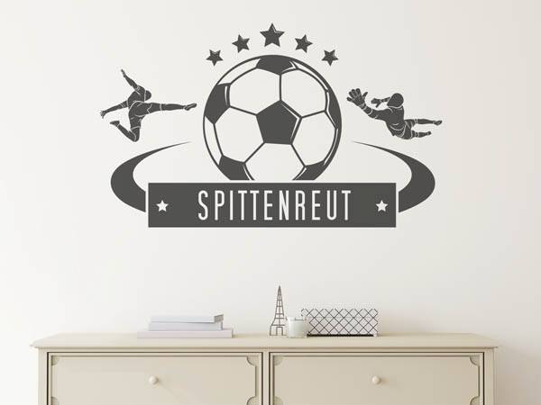 Wandtattoo Spittenreut Fußball