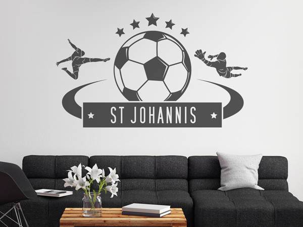 Wandtattoo St Johannis Fußball