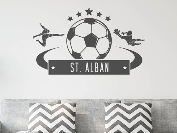 Wandtattoo St. Alban Fußball