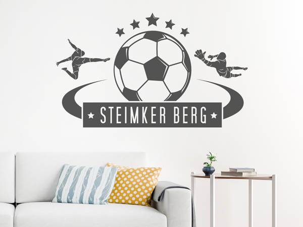 Wandtattoo Steimker Berg Fußball