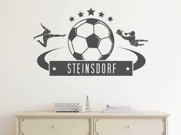 Wandtattoo Steinsdorf Fußball