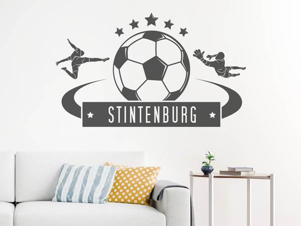 Wandtattoo Stintenburg Fußball