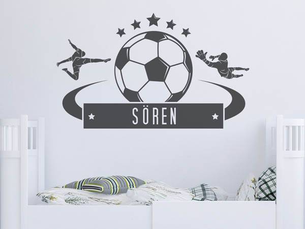 Wandtattoo Sören Fußball