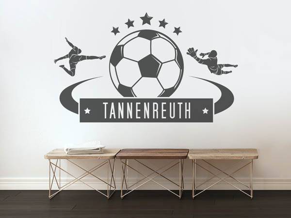 Wandtattoo Tannenreuth Fußball