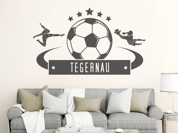 Wandtattoo Tegernau Fußball