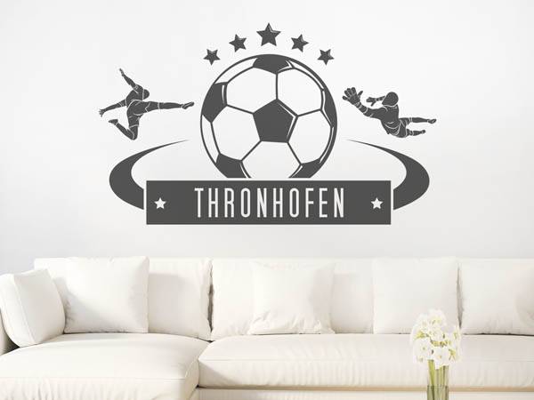 Wandtattoo Thronhofen Fußball
