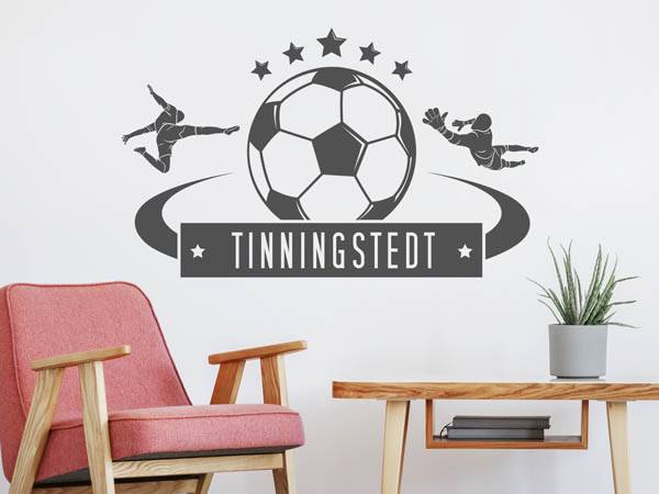 Wandtattoo Tinningstedt Fußball