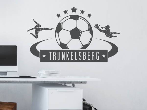 Wandtattoo Trunkelsberg Fußball