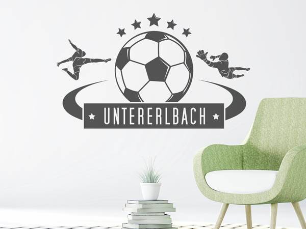 Wandtattoo Untererlbach Fußball