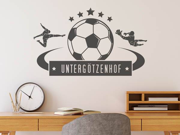 Wandtattoo Untergötzenhof Fußball