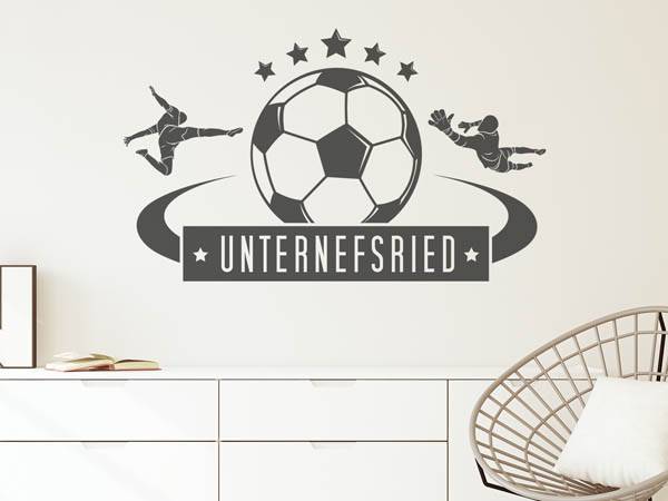 Wandtattoo Unternefsried Fußball